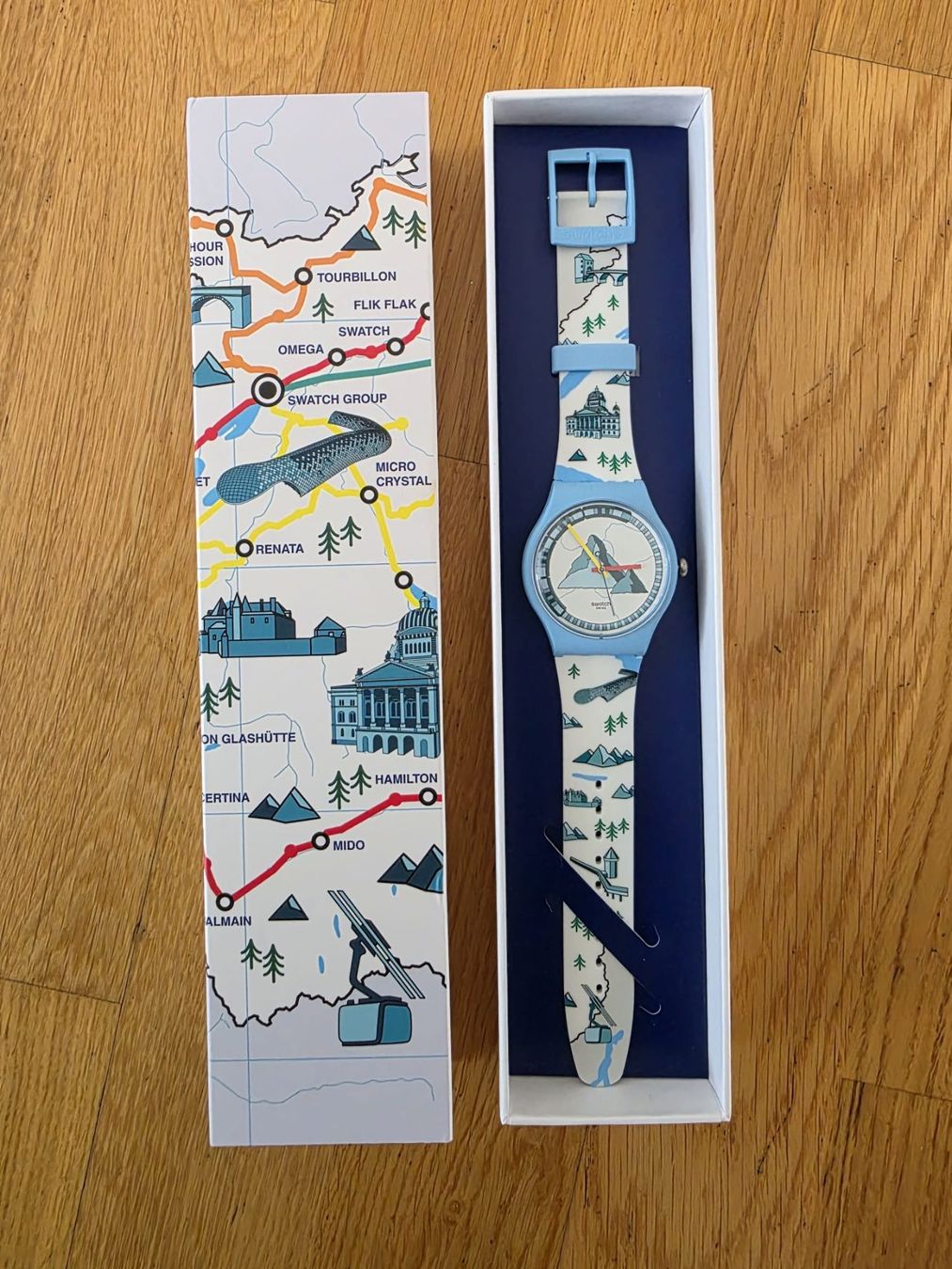 Swatch Orologi: Neue Swatch Aktionärsuhr 2024 – Nuovo e nell'imballaggio originale da Bern venduto da lie_59ln