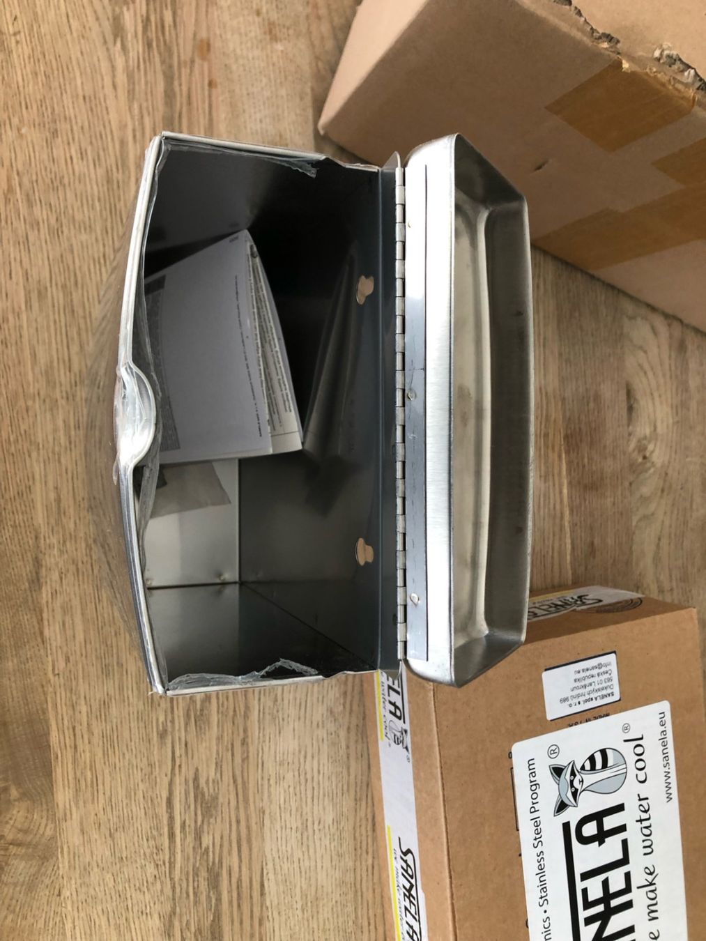 Abfalleimer: Edelstahl Hygiene Abfalleimer 4.5 L – Gebraucht aus Sins von ricabarsi 3