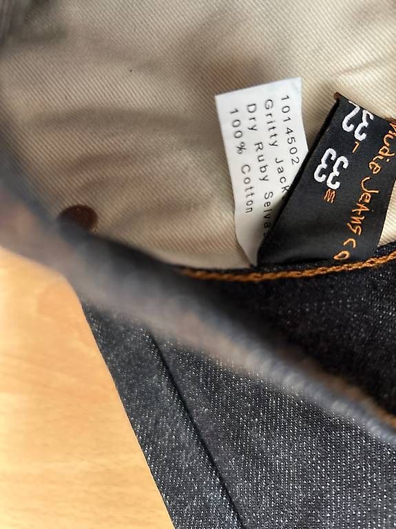 Nudie Jeans: Nudie Jeans Gritty Jackson Dry Ruby Selvage, W33, L32 – Neu (gemäss Beschreibung) aus Niederglatt ZH von Julia_4 2