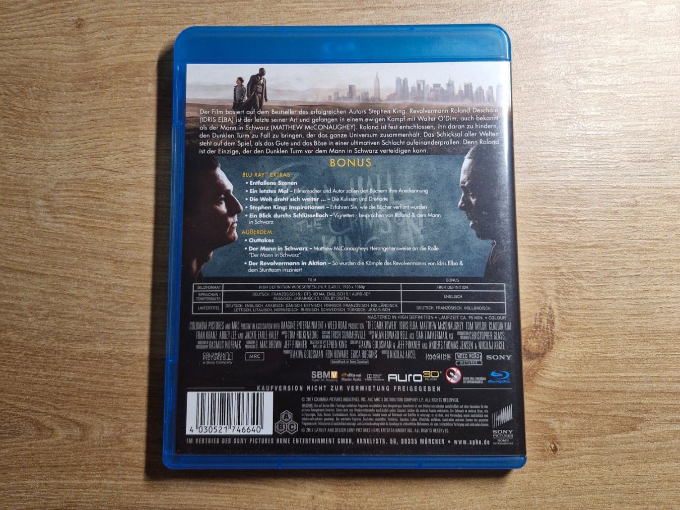 Alle DVDs: Der dunkle Turm (2017) Bluray – Gebraucht aus Pfungen von Whitie 1