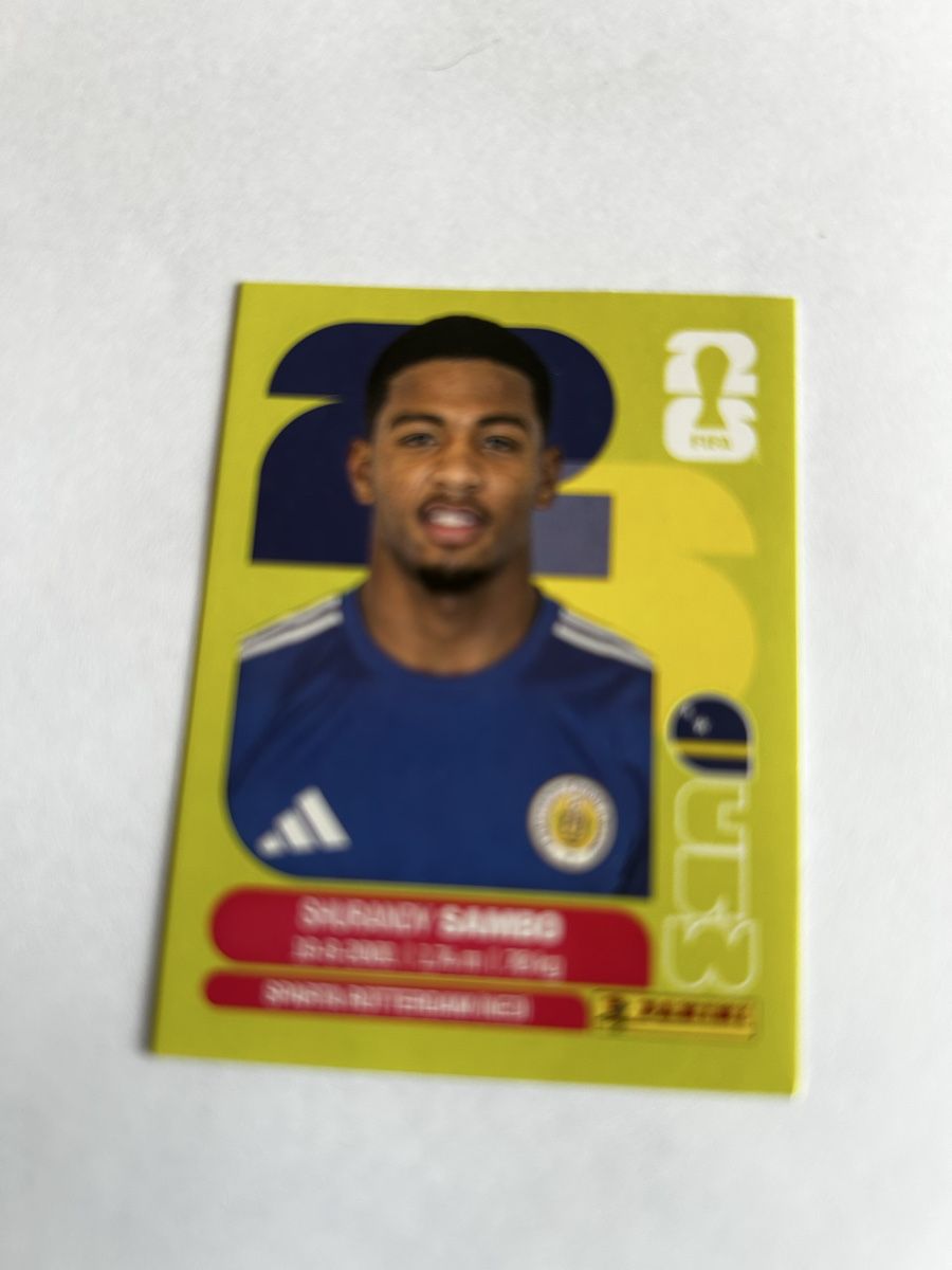 Panini Cartes à collectionner: Panini WM 2026 CUW 8 Shurandy Sambo – Neuf avec emballage d'origine à Kestenholz par xara03