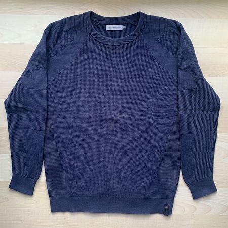 Calvin Klein Cotton Navy Pullover Crew Neck Jumper Medium