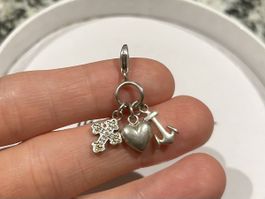 Thomas Sabo 3er Charm Anker, Herz, Kreuz ⚓️❤️ Top!
