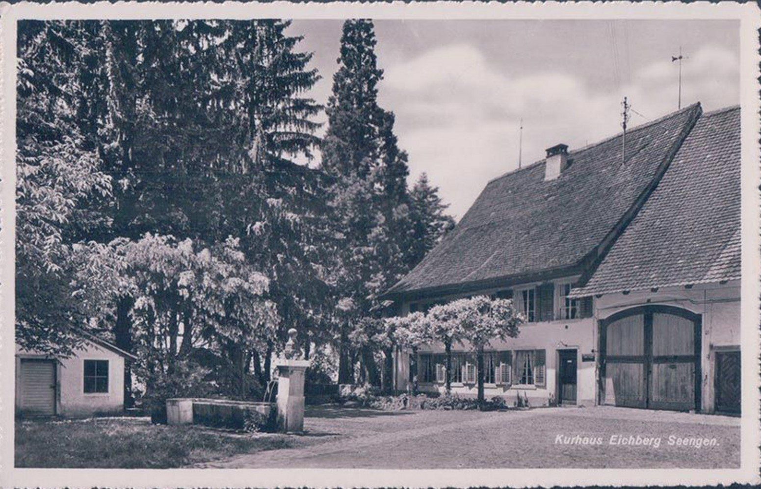 Ansichtskarten: Seengen AG Eichberg Kurhaus  Nr.666 ,  1950 – Gebraucht aus Solothurn von Bepposol