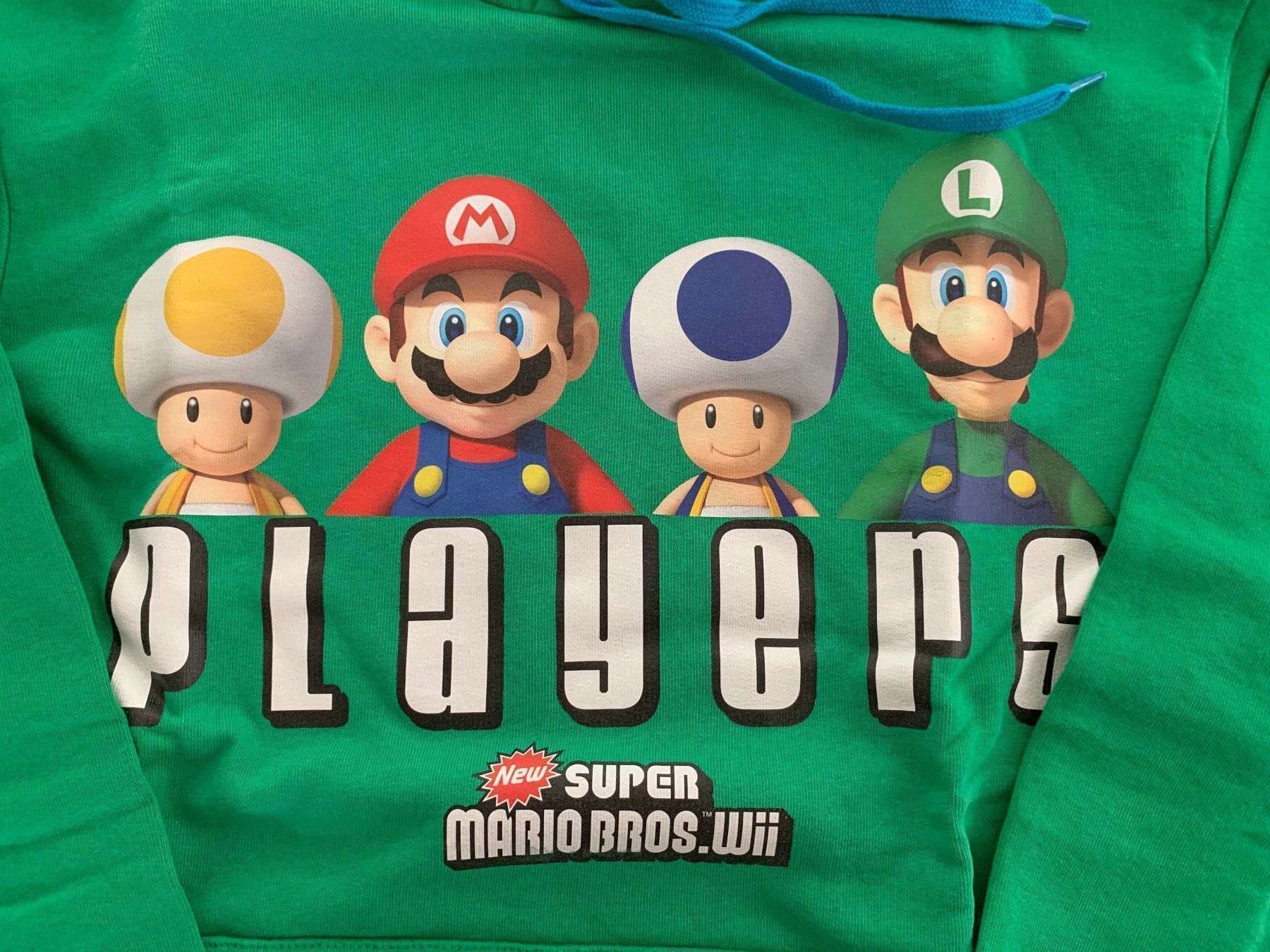 Maglioni & Felpe: Nintendo® Super Mario Bros. Wii Kapuzenpullover Gr. M – Nuovo e nell'imballaggio originale da Wetzikon ZH venduto da EvisStore 1