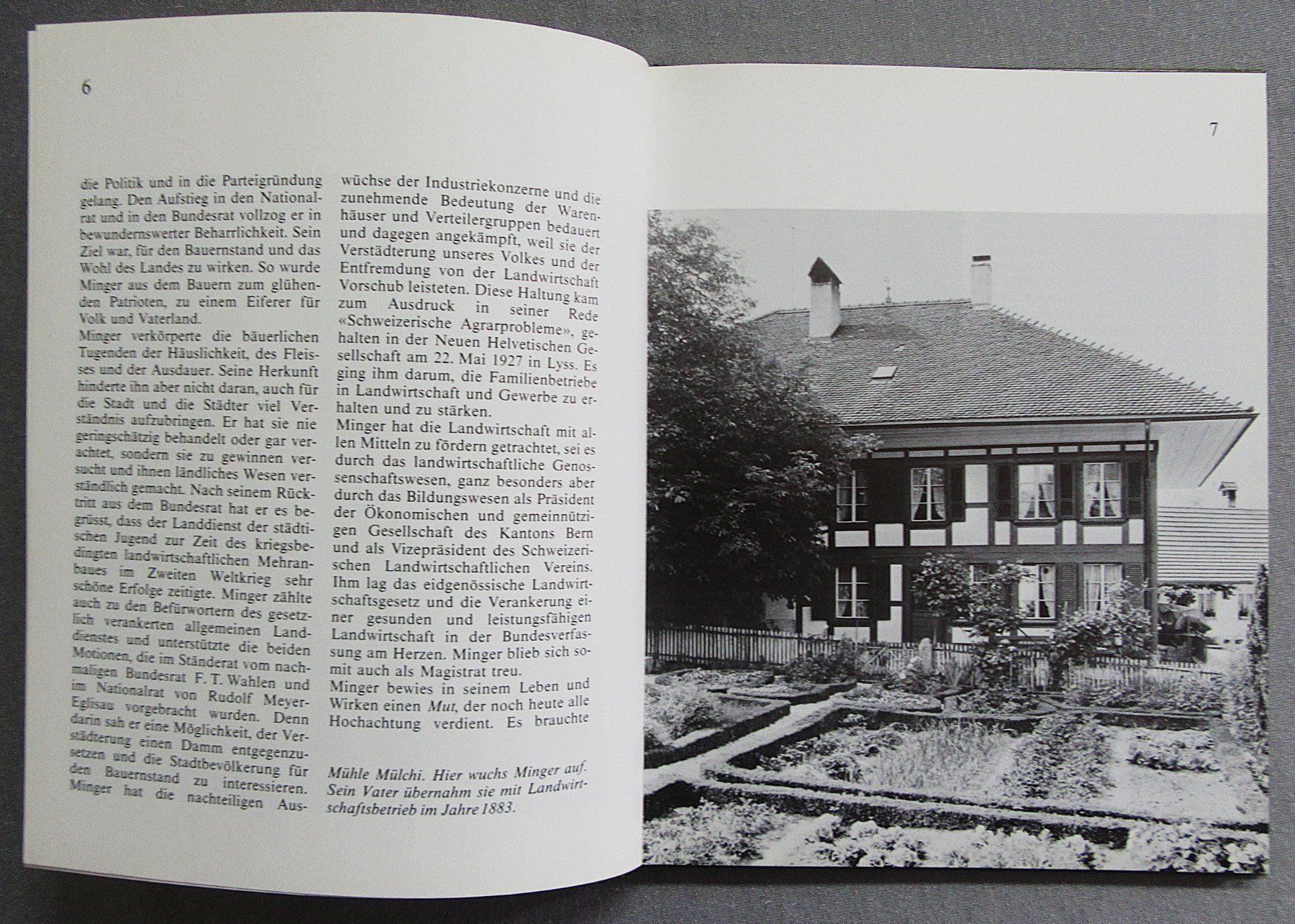 Libri: Bundesrat Rudolf Minger - von Hermann Wahlen – Usato da Auenstein venduto da Padabimbim 2