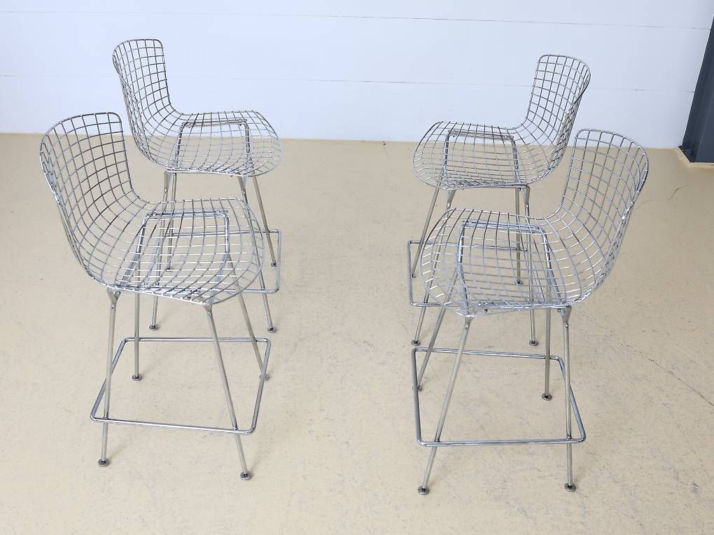 Knoll Sedie: Bertoia Counter Stool von Knoll | Chrom 4er-Set – Usato da Meinisberg venduto da atelier_TILIJA 7