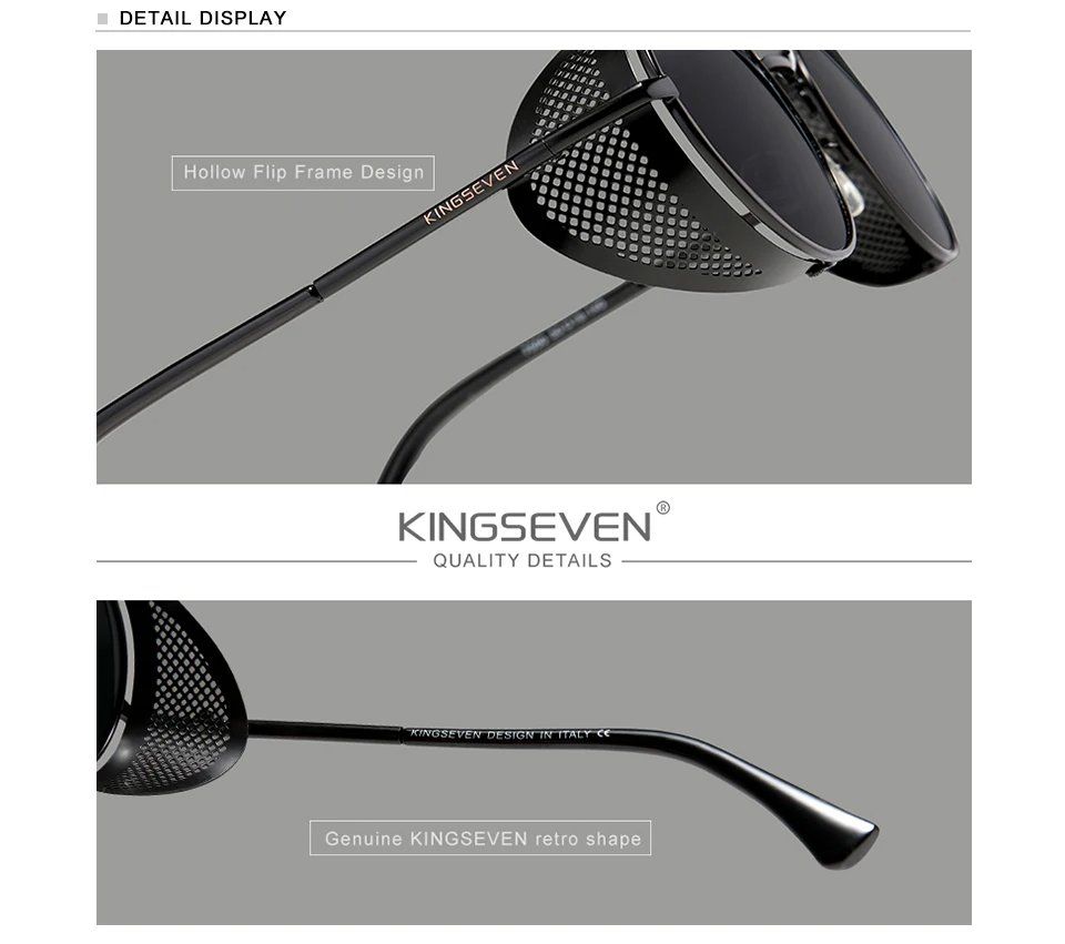 Occhiali & Lenti: Kingseven Sonnenbrille – Nuovo e nell'imballaggio originale da Suhr venduto da sjay.Cv 3