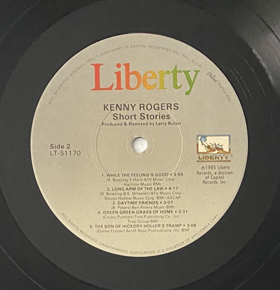 Schallplatten: Kenny Rogers, Short Stories – Gebraucht aus Flums von Empe1 3