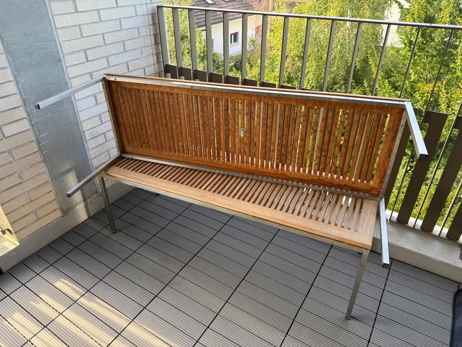 Panchine: 2 hochwertige Sitzbänke für Balkon oder Garten – Usato da Unterentfelden venduto da kangaroo90 3
