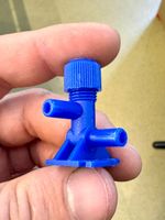 Vanne d’arrêt / robinet en plastique pour modélisme.