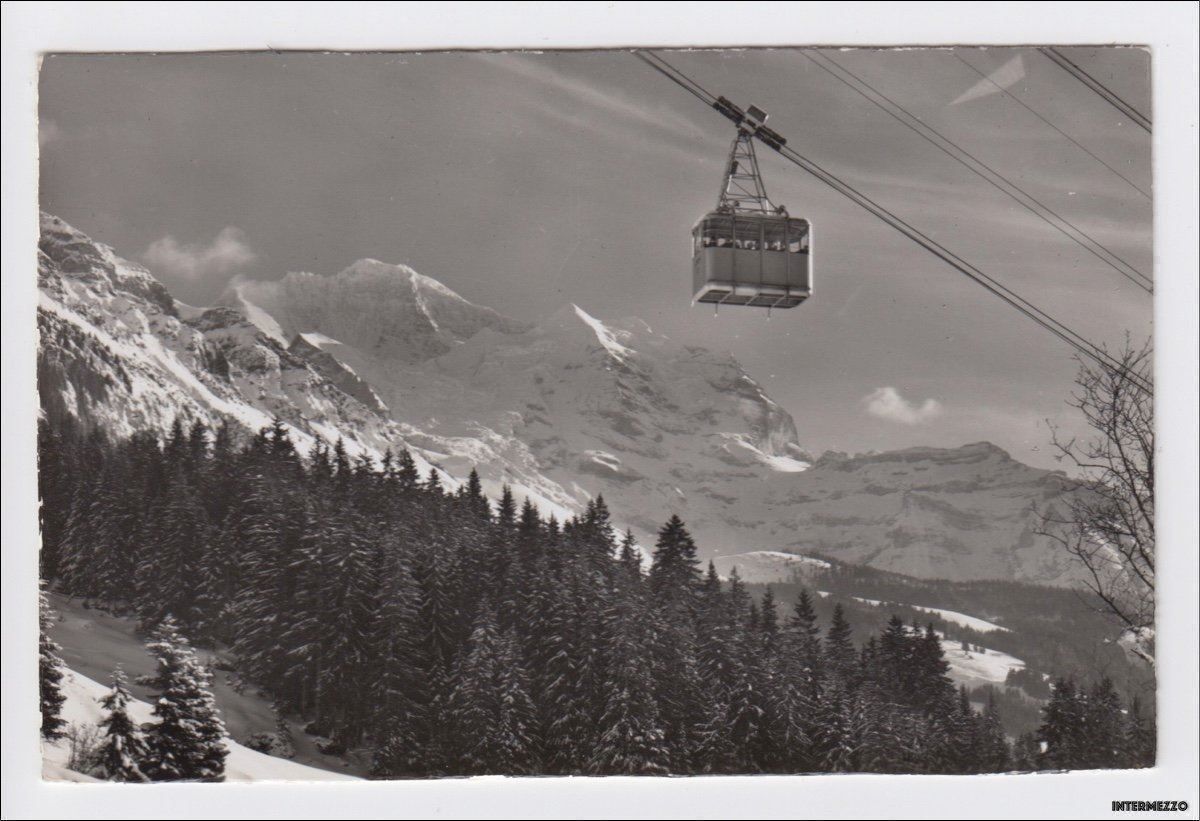 Cartoline postali: Wengen // Seilbahn Männlichen // antik – Usato da Basel venduto da intermezzo12