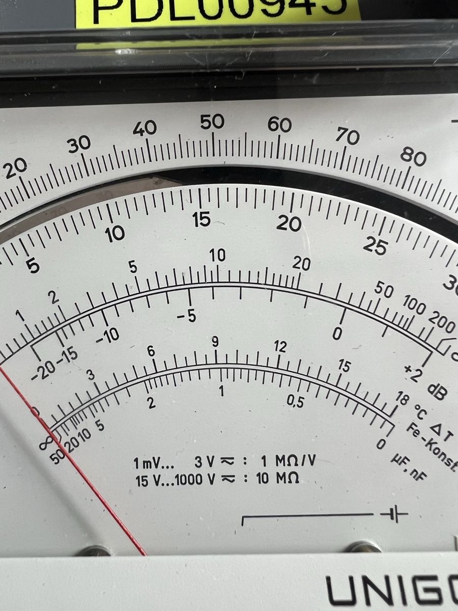 BBC Goerz Metrawatt Misurare: GOERZ UNIGOR 6eP Schweizer Luftwaffe Payerne RUAG Multimeter – Usato da Oberhofen Thun'see venduto da SwissTreasure 5