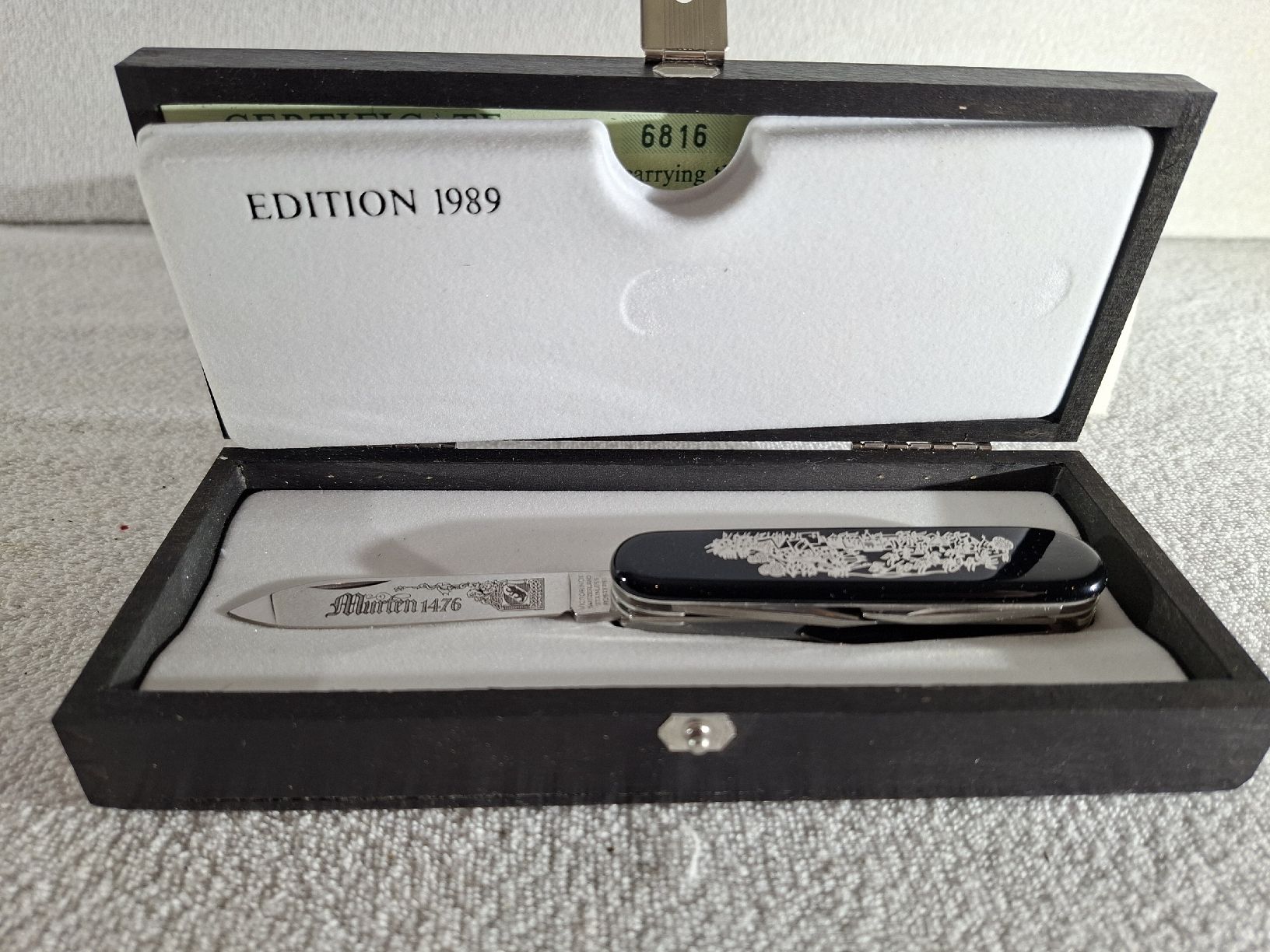 Victorinox Coltelli tascabile: Viktorinox Schlachtenmesser Murten – Nuovo (secondo la descrizione) da Grindelwald venduto da carro5