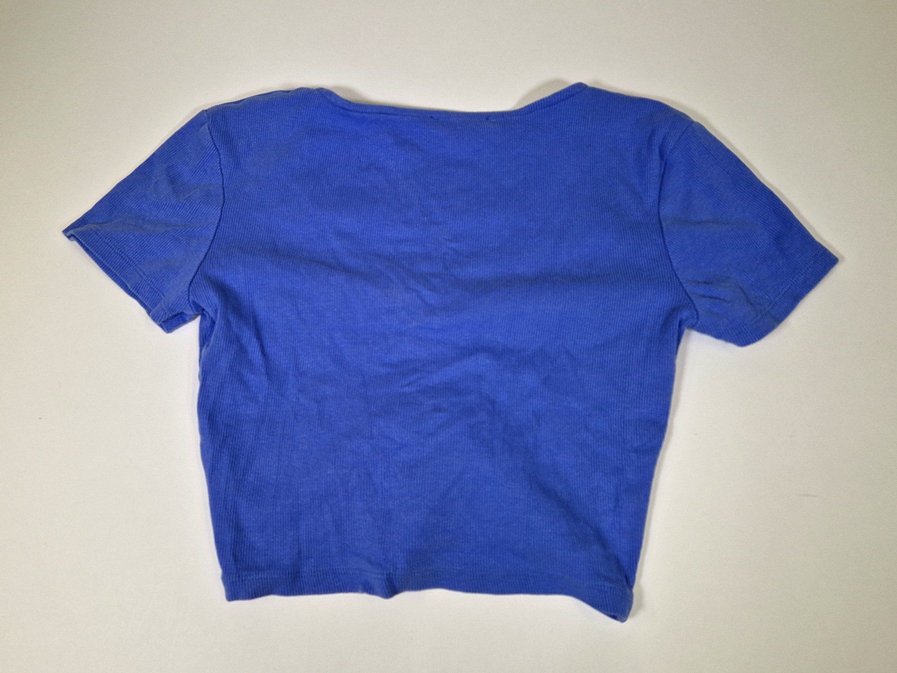Zara Tops: ZARA Croptop blau M – Gebraucht aus Zollikofen von Restwert_Zollikofen 1