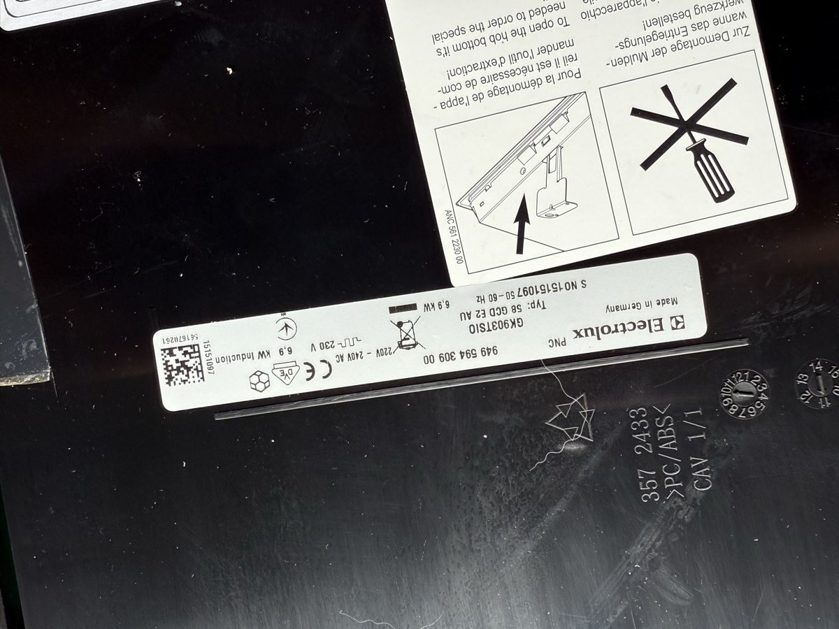 Cucine: Electrolux Induktionskochfeld!  GK903TSIO – Usato da Kreuzlingen venduto da Roeder67 1
