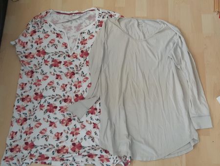 Damen Nacht Hemd, Gr. 48/XXL, Marke: ELLEN AMBER + LA MARUI