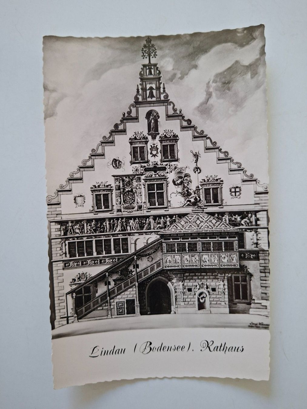 Cartoline postali: Lindau im Bodensee  Rathaus – Usato da Zürich venduto da Daniel517