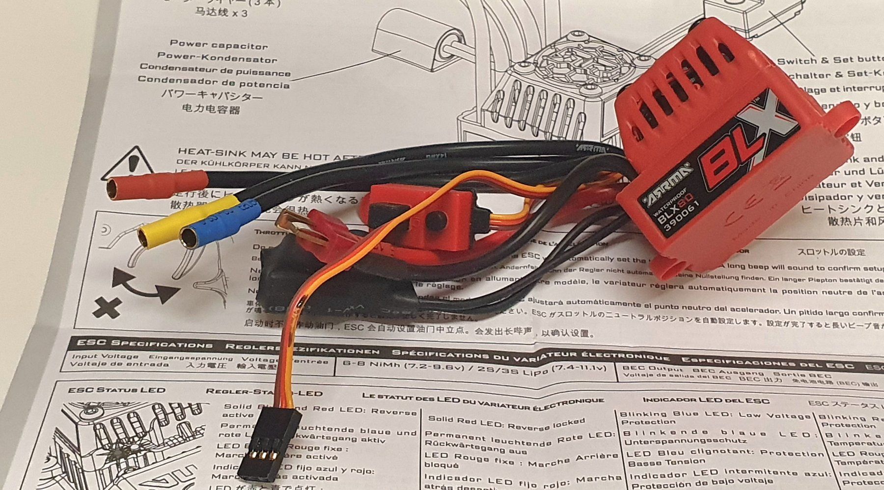 Arrma RC Modellbau: ARRMA BLX80 BRUSHLESS. 2S/3S ESC – Neu (gemäss Beschreibung) aus liestal von Traxxas.Summit- 2