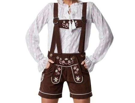 Oktoberfest Kostüm Lederhosen Damen (XL) neu statt 54.90