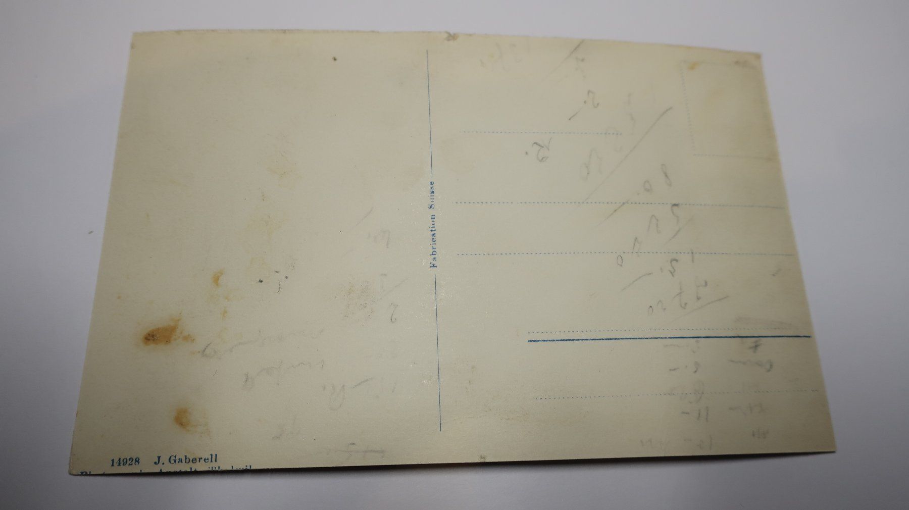 Cartoline postali: Auf der St. Peterinsel am Bielersee – Difettoso da Cormoret venduto da Pascalll2001 4