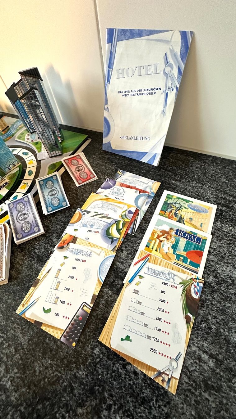 Giochi: MB Hotel Brettspiel Version von 1996 – Usato da Zürich venduto da brazerola 3