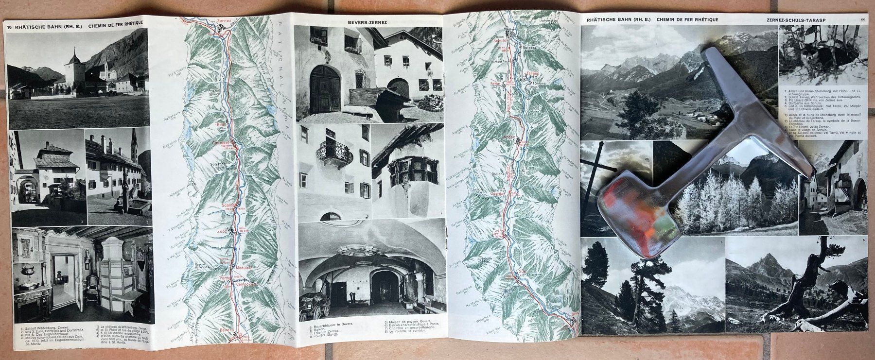 Documenti: Mit den Rhätischen Bahnen durch Graubünden - ca 1930 – Usato da Versoix venduto da Decapod 4
