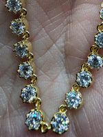 Collier argent avec diamants de moissanite de 1,9 ct GRA