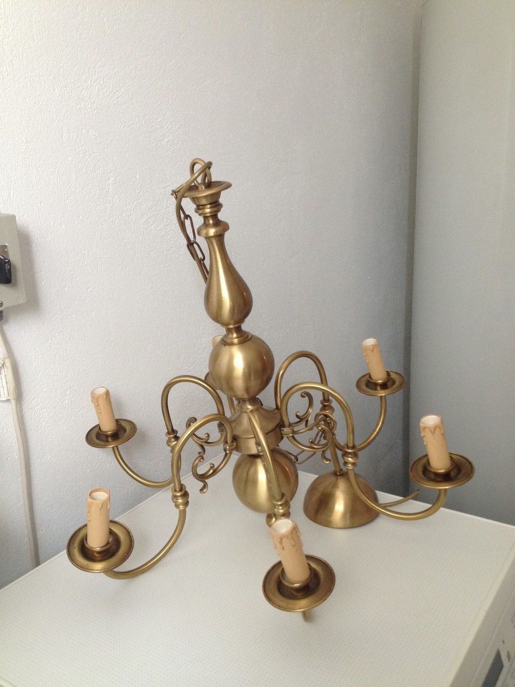 Lampade: Lustre en laiton neuf – Nuovo (secondo la descrizione) da Senarclens venduto da Astra0759 1