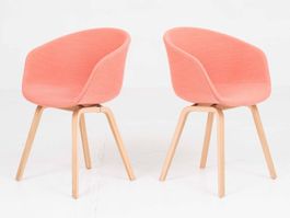 HAY About A Chair AAC 23 Stuhl von Hee Welling in Altrosa