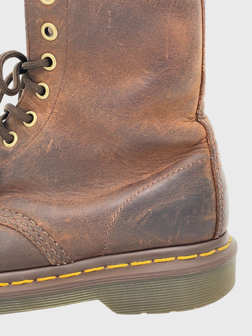 Dr. Martens Scarpe da donna: Dr. Martens 1460 Pascal Combat Stiefel EU 37 Braun – Usato da Zürich venduto da shoe_shop 4