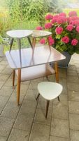 Vintage Pflanzenhocker Nieren Tisch Set, 4 Tische, 50er/60er