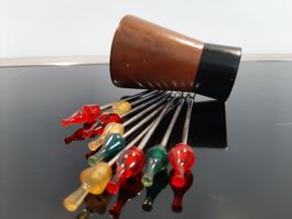 60er 70er Jahre Vintage Cocktailspiesse Mid Century Apèro