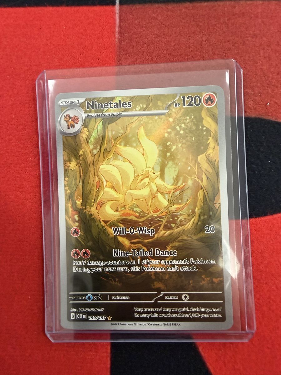 Pokémon Sammelbilder & Trading cards: Pokemon Ninetales Obsidian Flames – Neu (gemäss Beschreibung) aus Näfels von Faiden