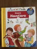 WiUnsere Haustiere Sachbuch ab Kindergartenalter gut erhalte