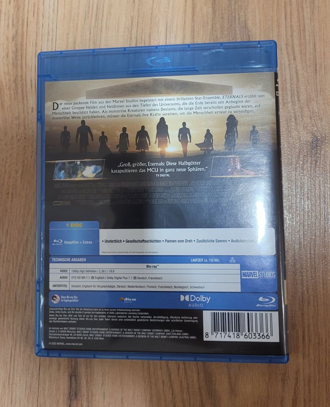 Tutti i DVDs: Eternals – Usato da St. Margrethen SG venduto da SamusAran 1