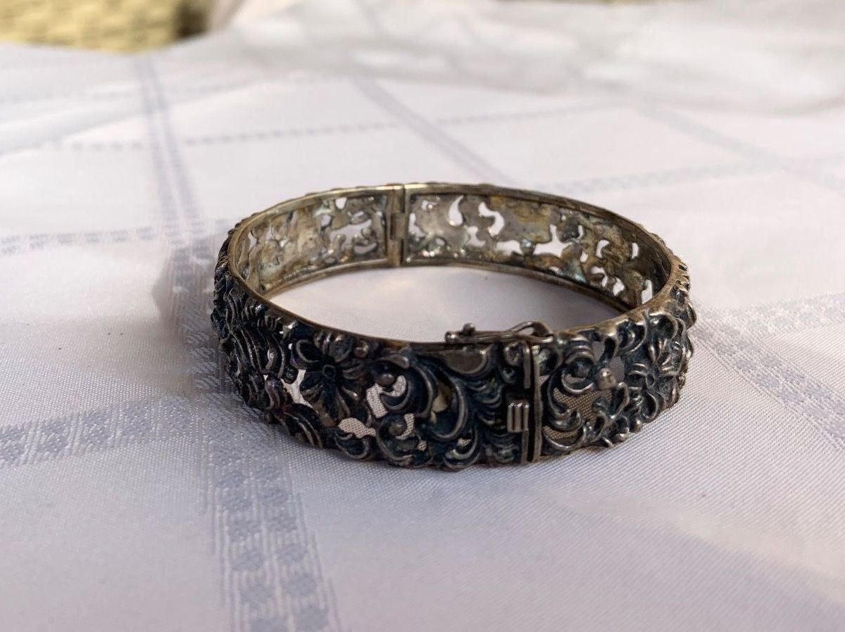 Armbänder & -reifen: Silber-Armreif filigran (800) – Gebraucht aus Dittingen von Bijoubelle 3