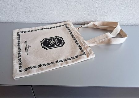 NEW > Jaeger le Coultre Tote Tasche Stoff Baumwolle creme