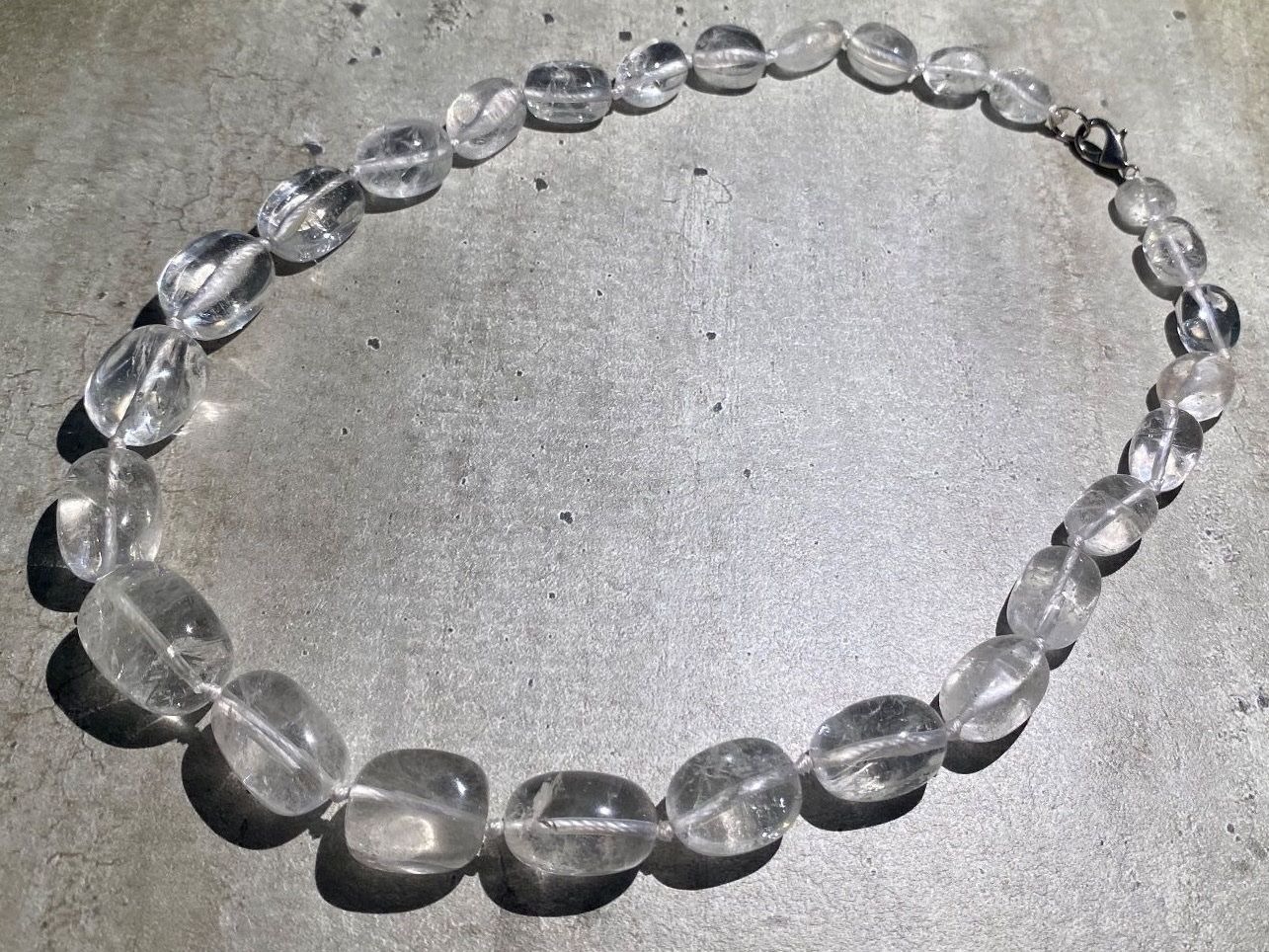 Ketten: Ice Quartz  Bergkristall - Edelstein Halskette – Neu und originalverpackt aus Laax GR von krippenfiguren-laax 7