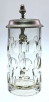 Glas mit Zinndeckel A. Hürlimann Zürich