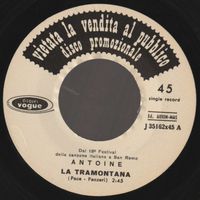 7 " ANTOINE LA TRAMONTANA / IO VOGLIO ANDARE IN GUERRA juke