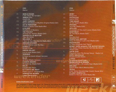 CDs: WEEKENDER  Deep House Electro Hip Hop Progressive House 2CD – D'occasion à Kandergrund par Sososo 1