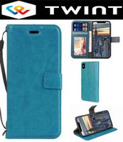 iPhone XR Hülle Etui Wallet Case Flip Cover Coque Tasche