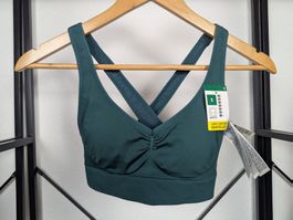 Brassière de Sport Decathlon Dos Croisé Taille S Vert Neuve