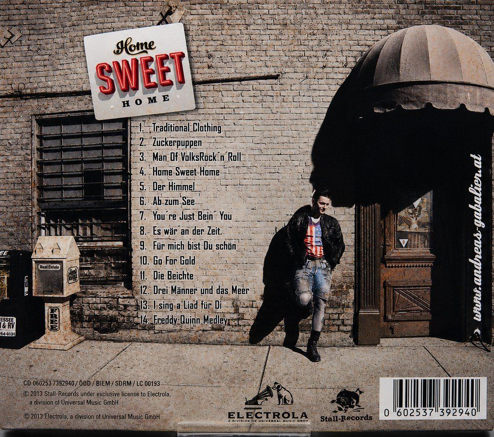 CDs: CD Andreas Gabalier "Home Sweet Home", Nr. 125 – Neu und originalverpackt aus Kottwil von Crazyrolf 1