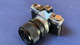 Olympus OM-2n Spiegelreflexkamera mit S ZUIKO  35-70/4