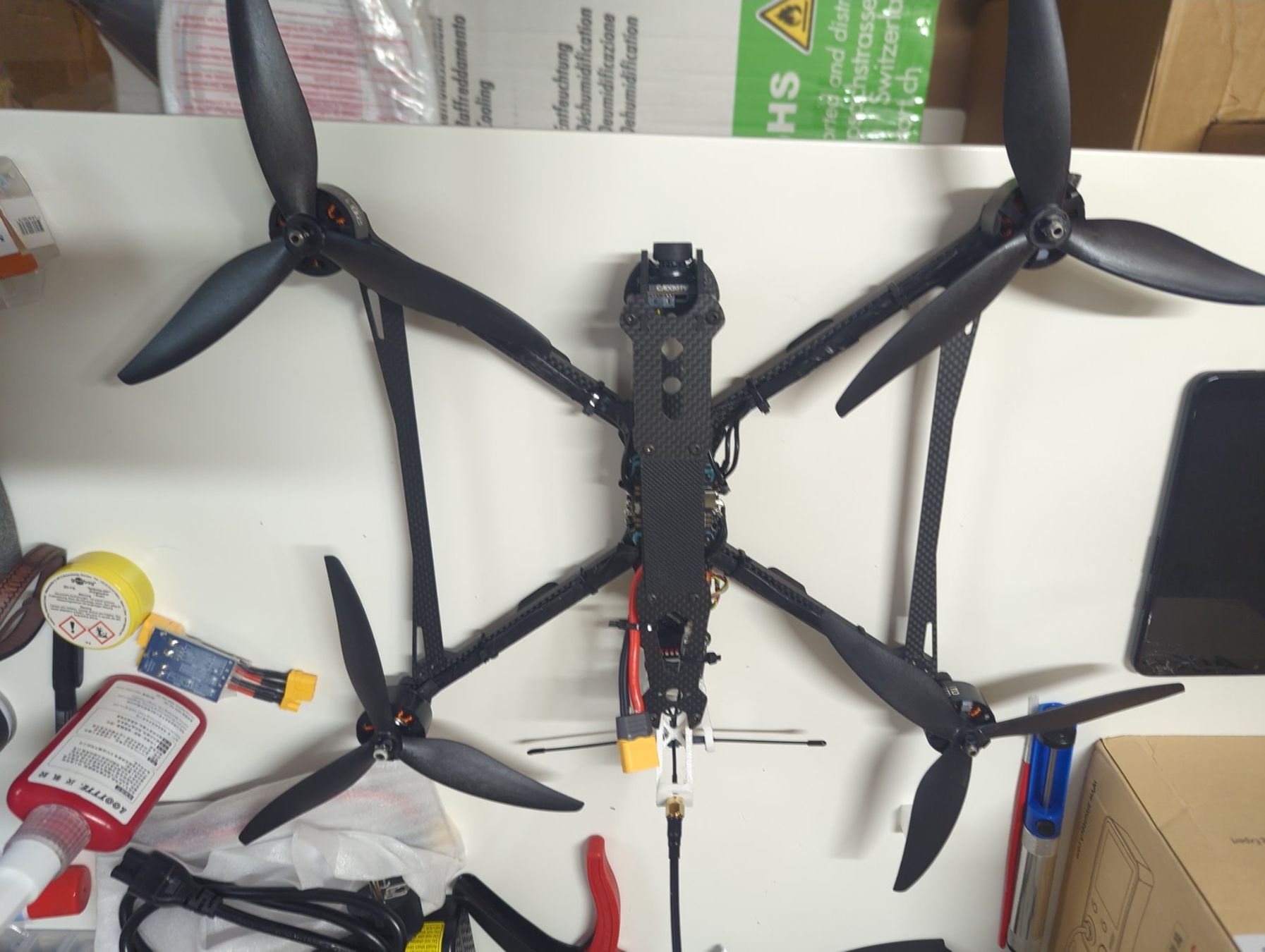 Modellismo RC: 8' FPV-Drohne aus Kohlefaser – Usato da Wallisellen venduto da ze__rc7z