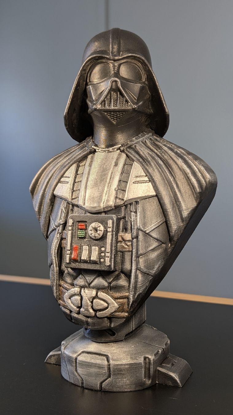 Statuette: Darth Vader Bust 3D Stampato Dipinto a Mano – Nuovo (secondo la descrizione) da Roveredo GR venduto da 3D_ZAGA 3