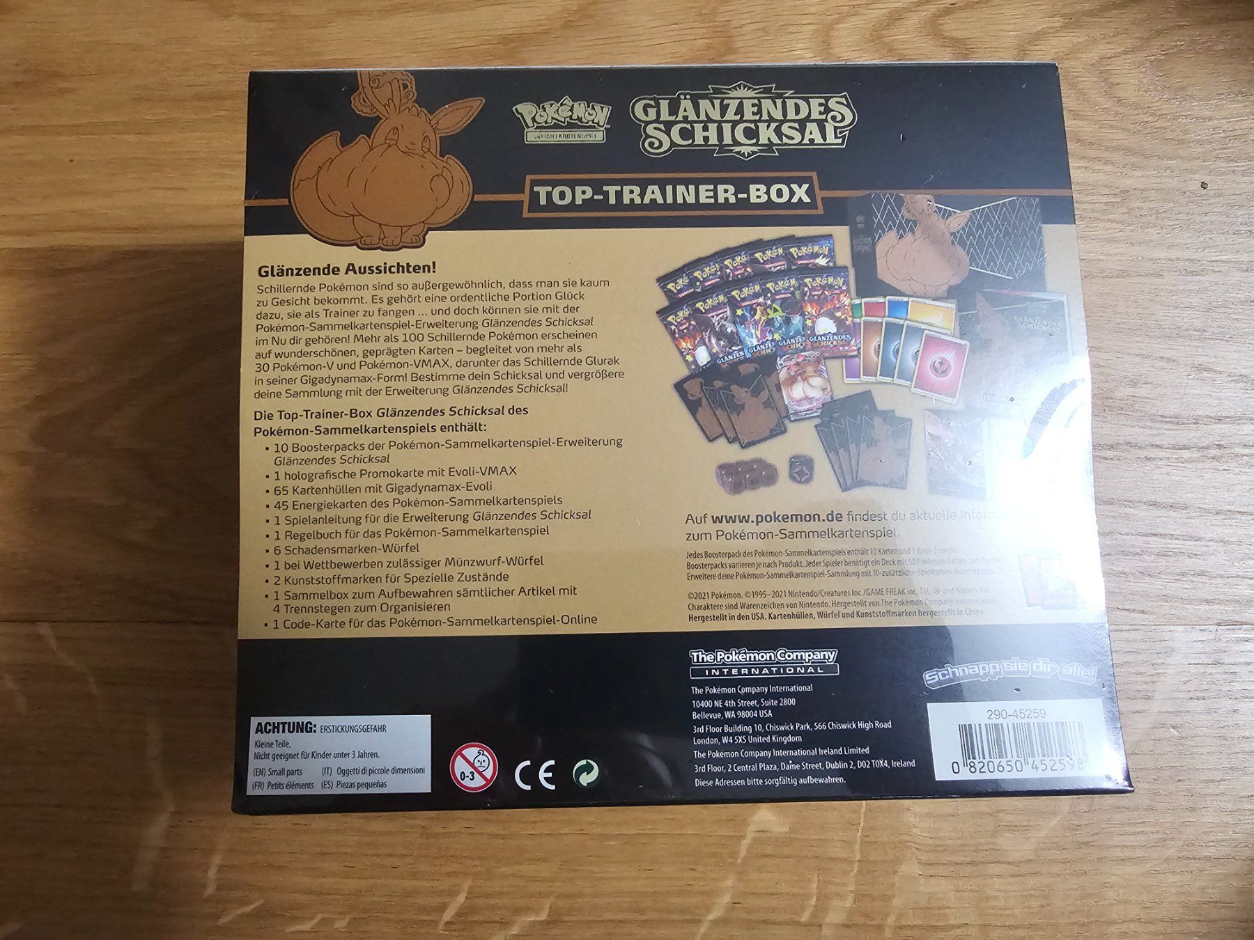 Pokémon Cartes à collectionner: Pokemon Top Trainer Box Glänzendes Schicksal – Neuf avec emballage d'origine à Lufingen par Argannon 1