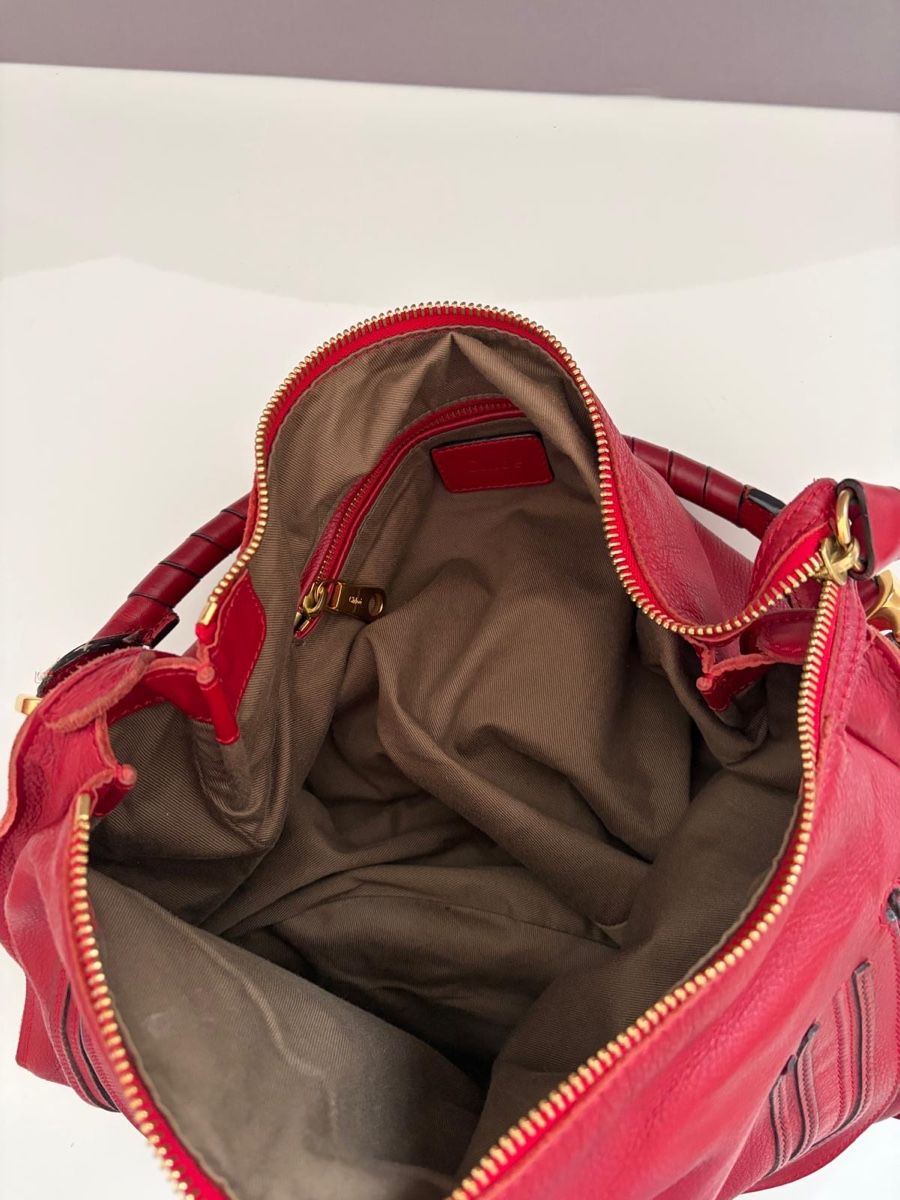 Chloé Taschen für Damen: Chloé Marcie Hobo Rot Leder – Neu (gemäss Beschreibung) aus Zürich von koc_6l5j 7